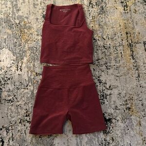 Beyond yoga top and bottom bundle set